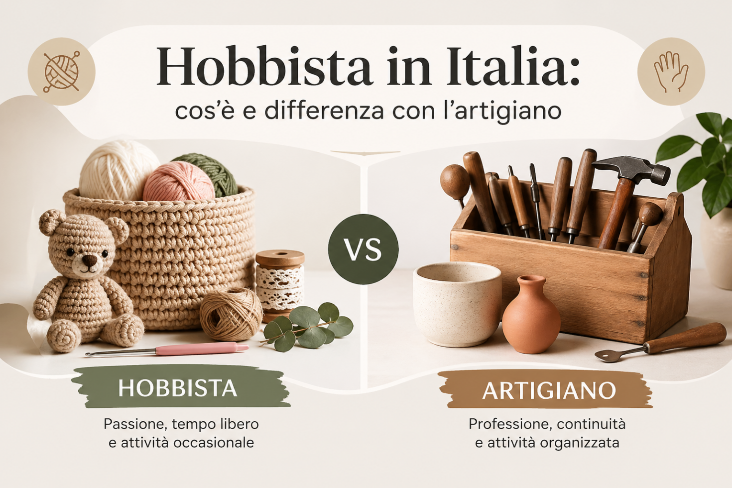 Hobbista in Italia: cos’è e differenza con l’artigiano