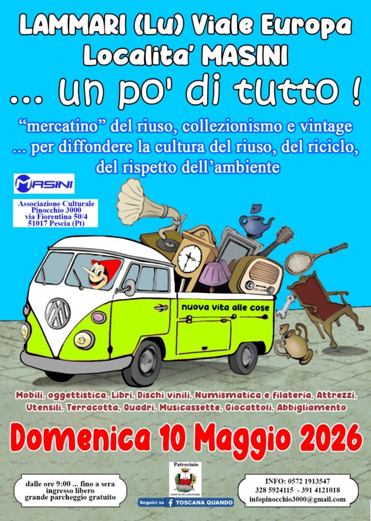 Locandina del mercatino …UN PO’ DI TUTTO !