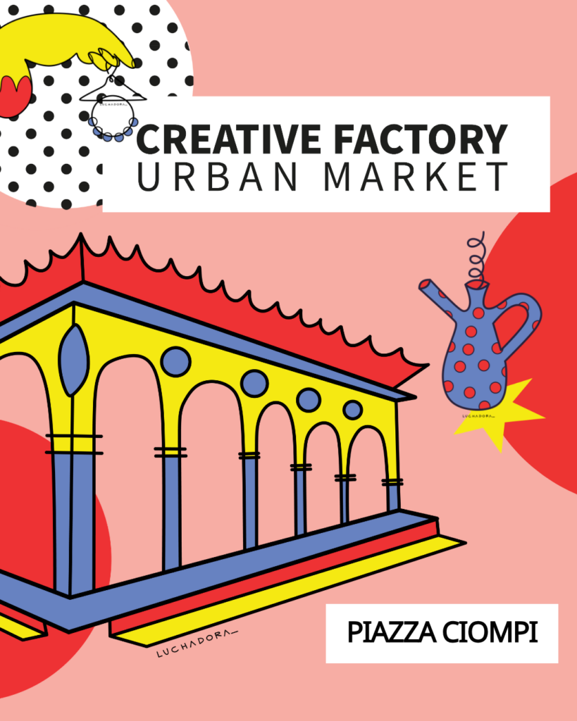 Locandina del mercatino CREATIVE FACTORY -FIRENZE-