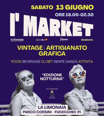 Locandina del mercatino LA LIMONAIA – FUCECCHIO (FI)