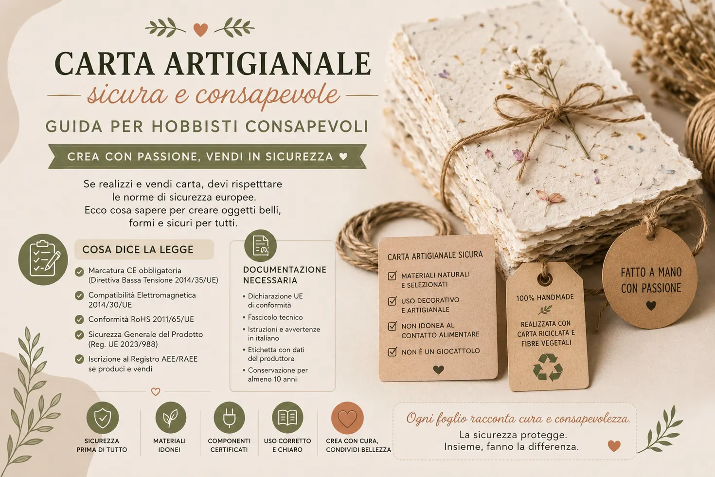 Carta e creazioni di carta. A cosa fare attenzione.