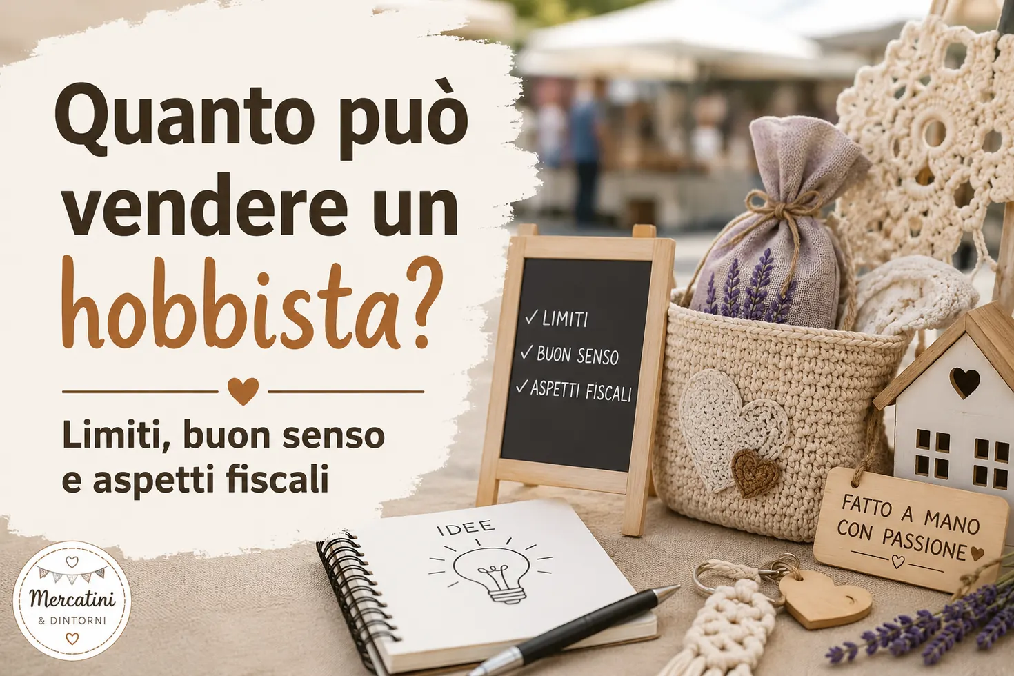 Quanto può vendere un hobbista? Limiti, buon senso e aspetti fiscali