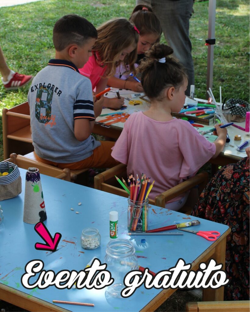 Locandina del mercatino IL VILLAGGIO DEL BAMBINO – PORCARI-