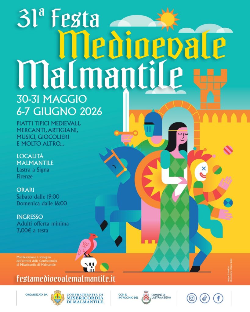 Locandina del mercatino FESTA MEDIOEVALE MALMANTILE