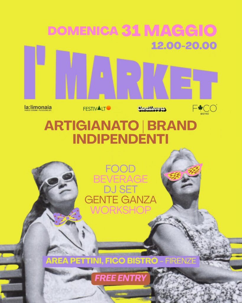 Locandina del mercatino ARITIGIANATO BRAND INDIPENDENTI – FIRENZE-