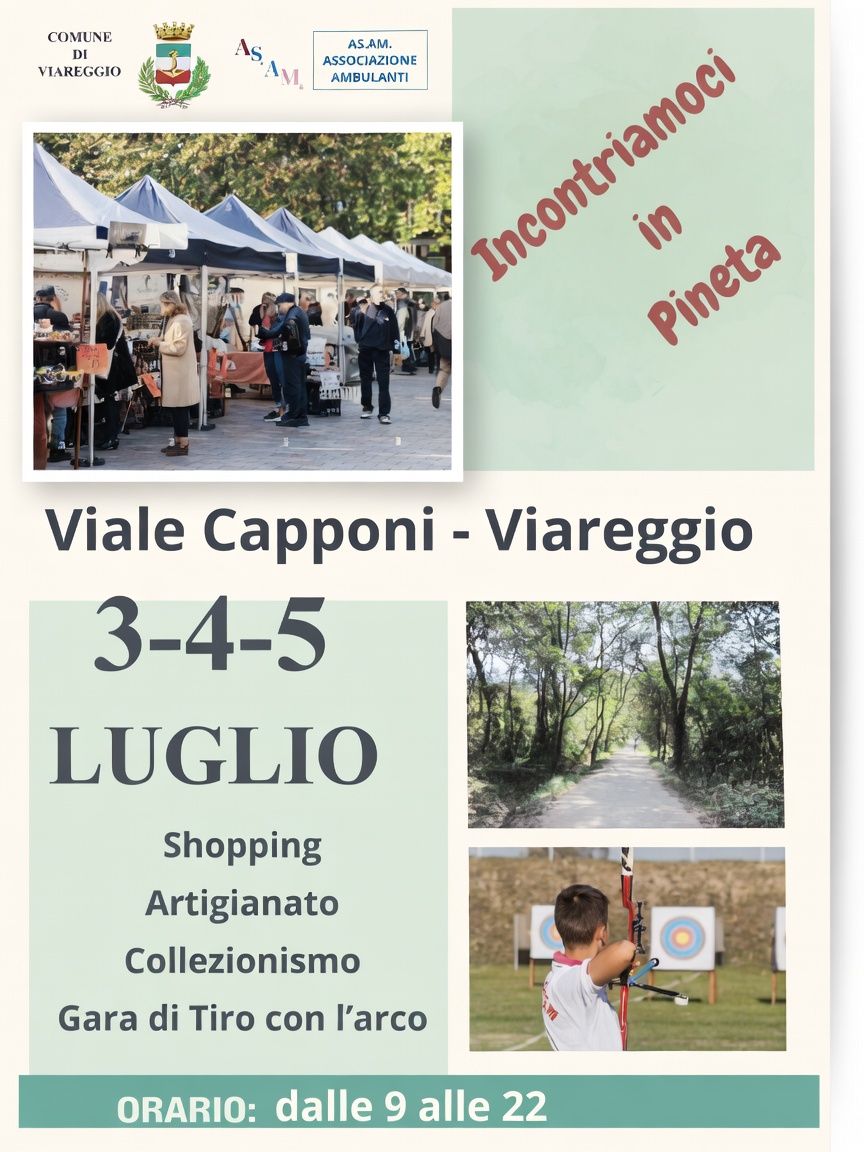INCONTRIAMOCI IN PINETA – VIAREGGIO – LU