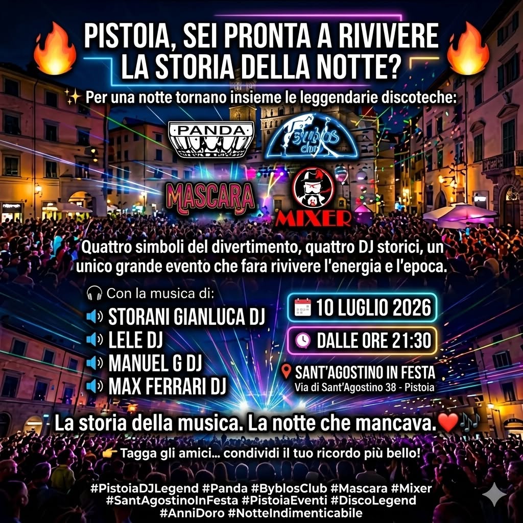 Locandina del mercatino SANT’AGOSTINO IN FESTA 2026 – PT –
