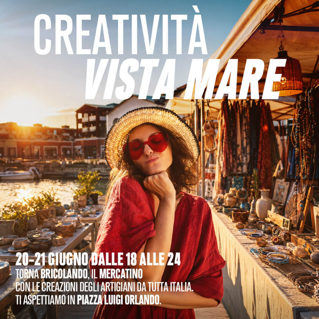 Locandina del mercatino BRICOLANDO OUTDOOR – LIVORNO-