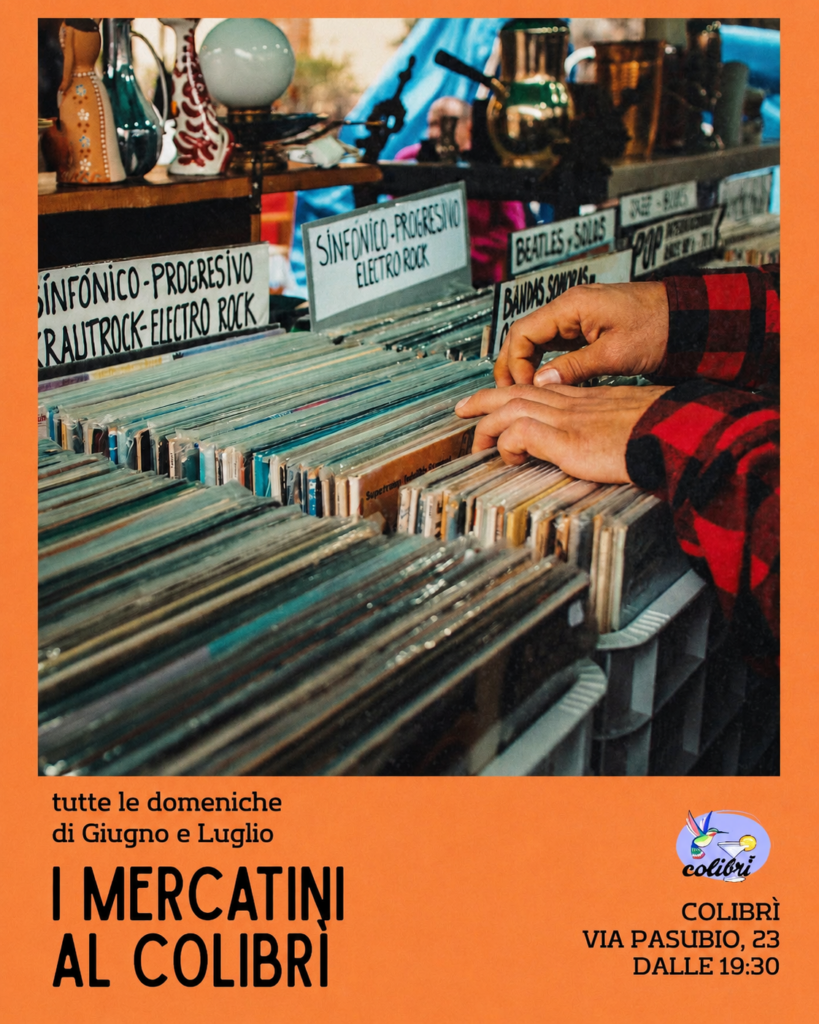 Locandina del mercatino I MERCATINI DEL COLIBRì – PRATO –