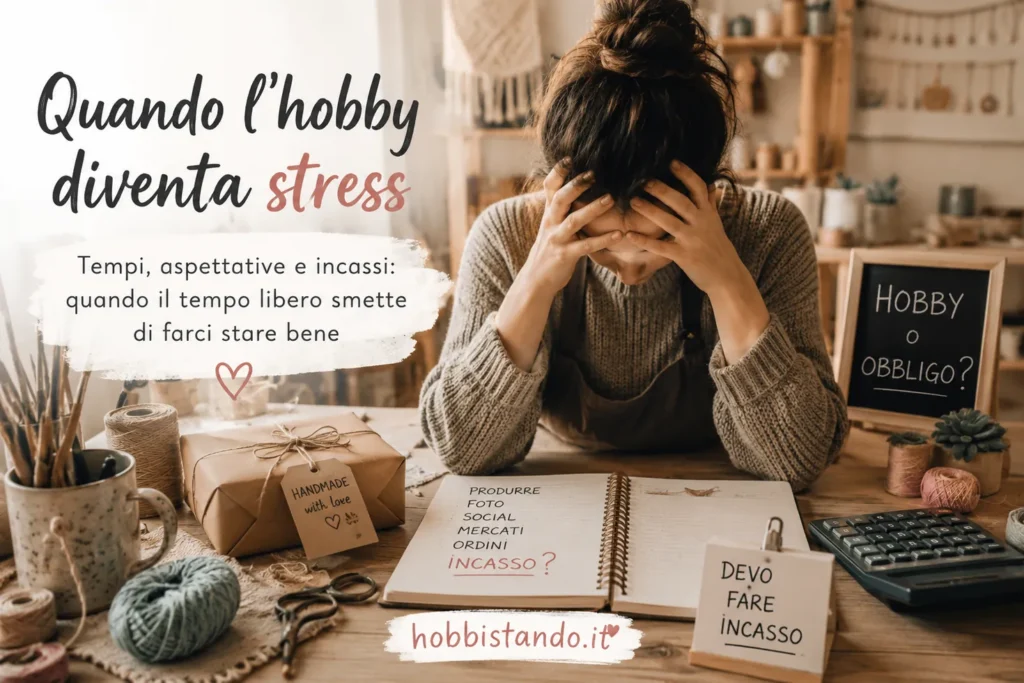Quando l’hobby diventa stress: tempo libero, incasso e obbligo di performance