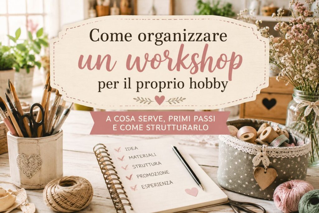 Come organizzare un workshop per il proprio hobby: a cosa serve, primi passi e struttura base