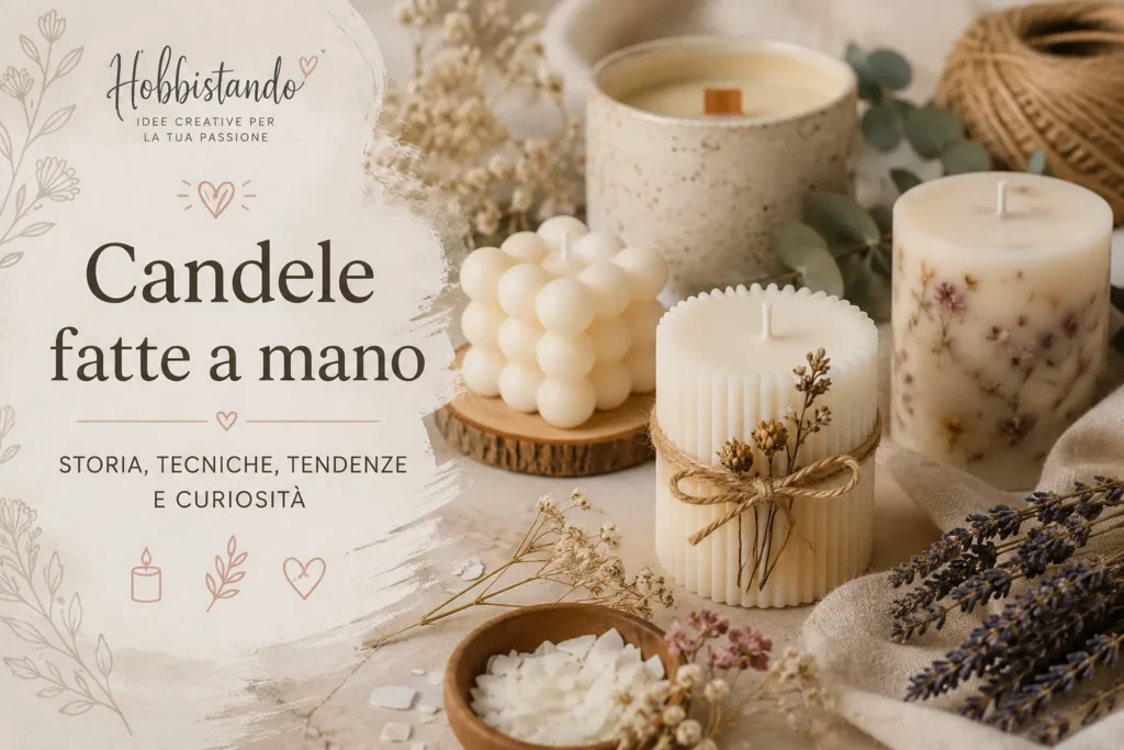 CANDELE FATTE A MANO: storia, tecniche, tendenze e curiosità