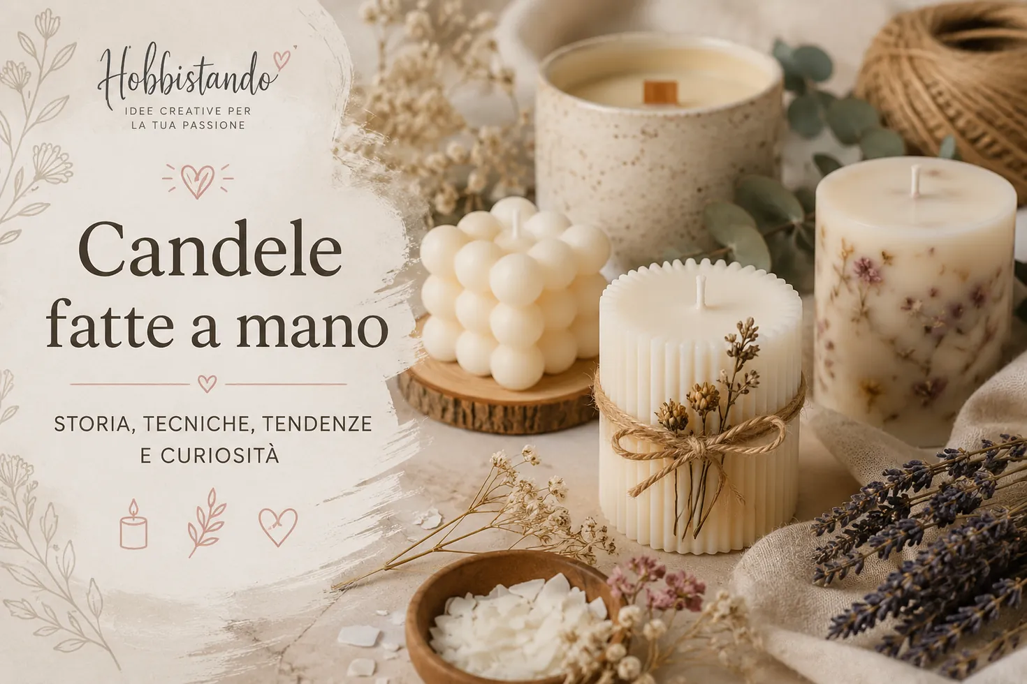 Immagine dell’articolo CANDELE FATTE A MANO: storia, tecniche, tendenze e curiosità