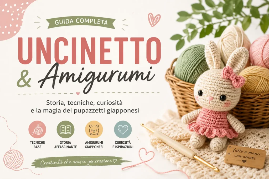 UNCINETTO E AMIGURUMI: storia, tecnica, tendenze moderne e curiosità