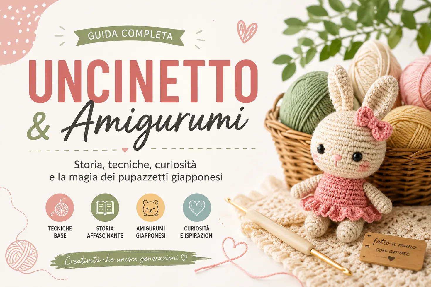 UNCINETTO E AMIGURUMI: storia, tecnica, tendenze moderne e curiosità