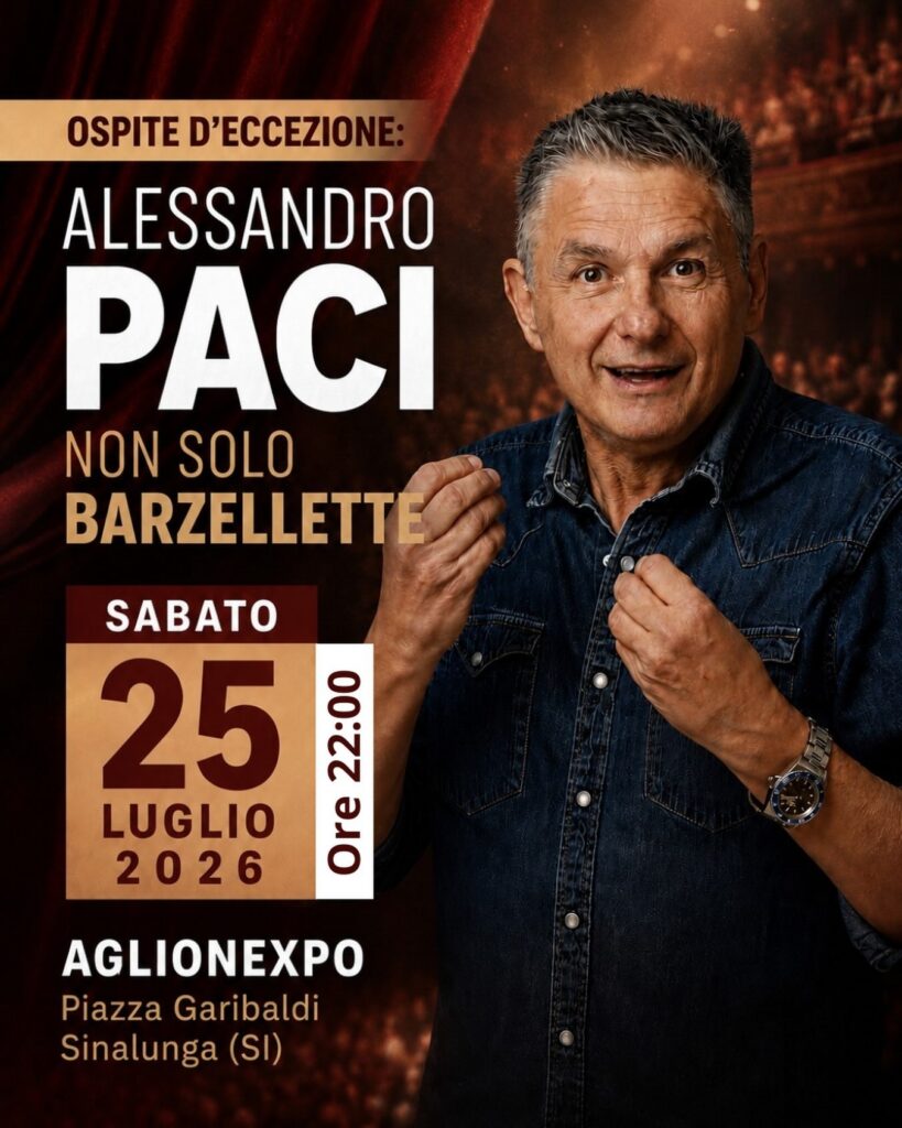 Locandina del mercatino AGLIONEXPO – SINALUNGA – SI