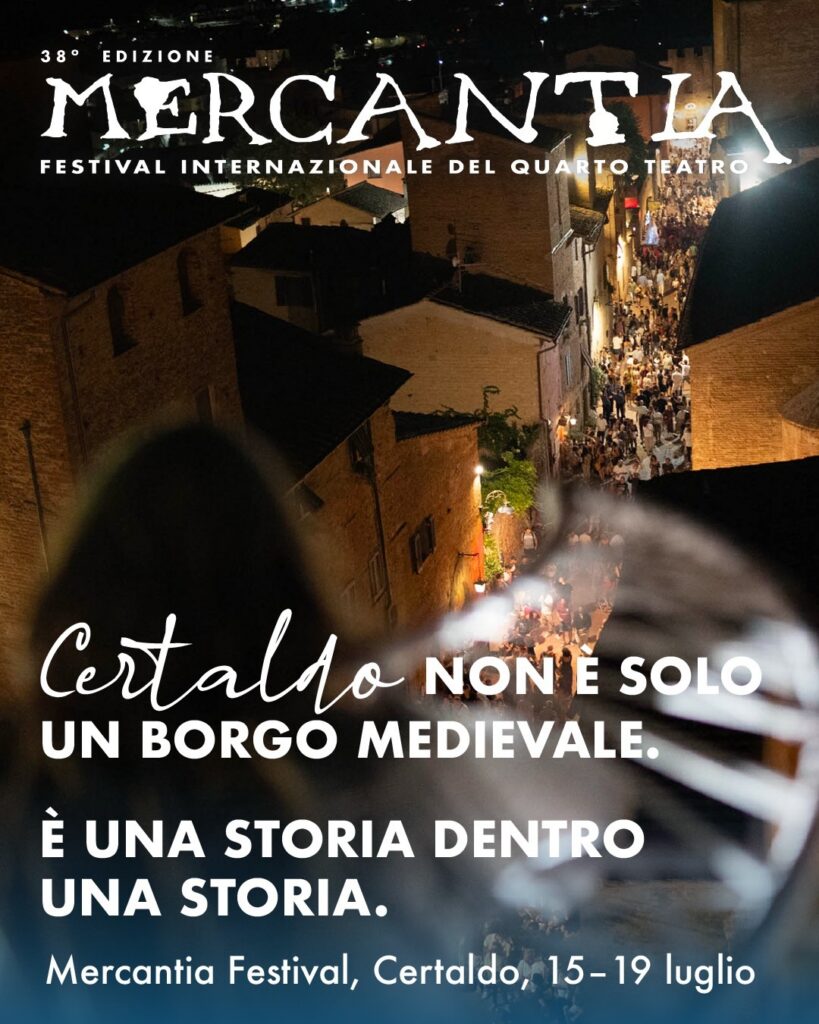 Locandina del mercatino MERCANTIA – CERTALDO – FI