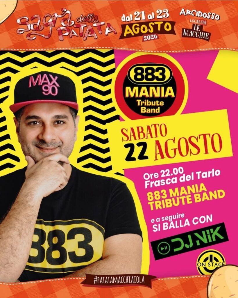 Locandina del mercatino SAGRA DELLA PATATA MACCHIAIOLA – ARCIDOSSO – GR
