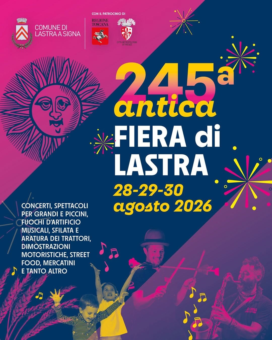 Locandina del mercatino ANTICA FIERA DI LASTRA – LASTRA A SIGNA – FI-