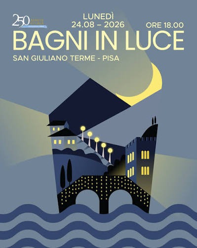 Locandina del mercatino BAGNI IN LUCE – SAN GIULIANO TERME – PI