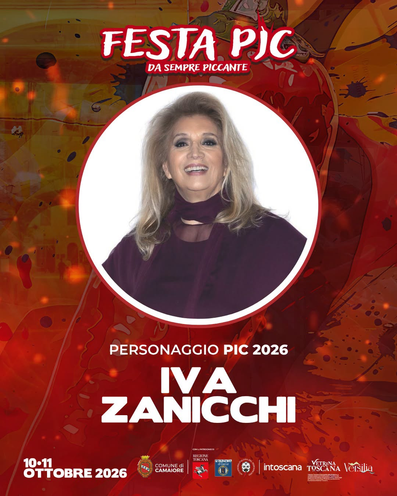 Iva Zanicchi, Personaggio Pic 2026 alla Festa Pic di Camaiore