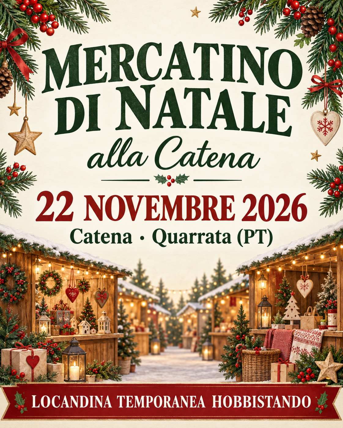 Mercatino di Natale alla Catena – Quarrata