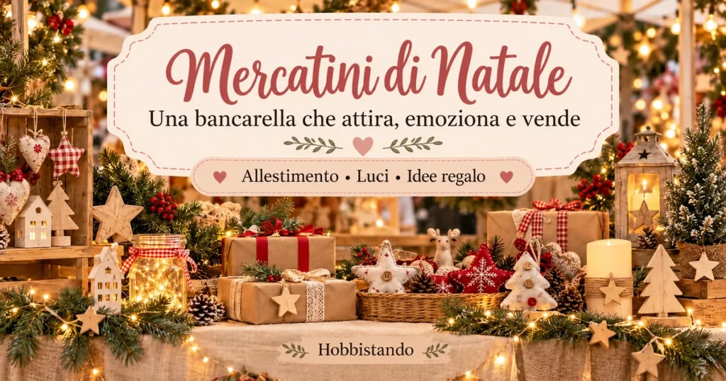 Mercatini di Natale: come allestire una bancarella che attira, emoziona e vende