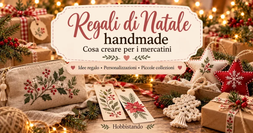 Regali di Natale handmade: cosa creare per i mercatini e quali prodotti possono piacere di più